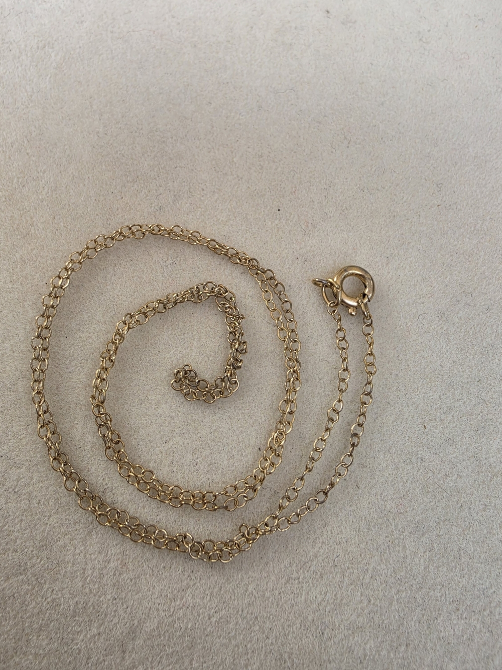 17.5": Gold-Filled Cable Chain Necklace • 0.85g